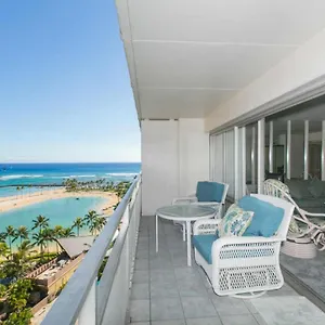 Apartment Ilikai Tower 1240 Lagoon View 1br, Honolulu